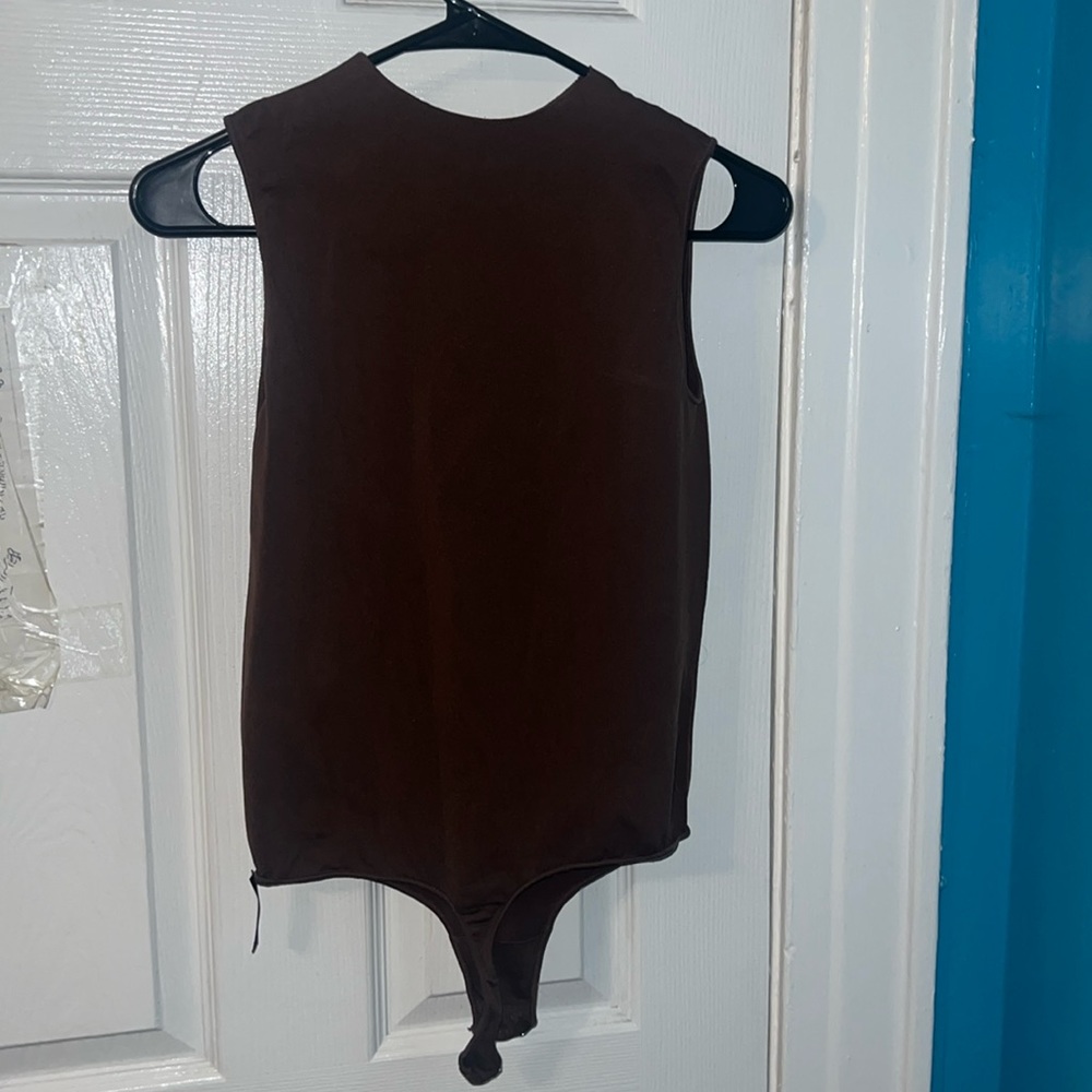 SKIMS brown bodysuit in XL